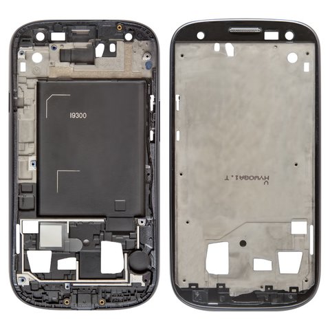 Рамка кріплення дисплея для Samsung I9300 Galaxy S3, сіра