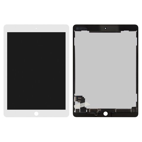 Дисплей для Apple iPad Air 2, білий, без рамки, Original PRC 