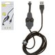 USB кабель Baseus Colorful Sucker RPG, USB тип-C, USB тип-A, 120 см, 3 A, черный, с индикатором, с вакуумной присоской, для игры, Г-образный, в нейлоновой оплетке, #CATXA-A01