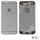 Корпус для Apple iPhone 6, белый, с держателем SIM-карты, с боковыми кнопками, High Copy