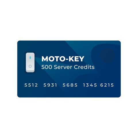 500 серверних кредитів Moto Key