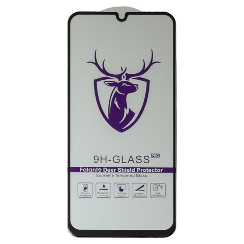 Захисне скло All Spares для Samsung A245 Galaxy A24, M346 Galaxy M34, сумісне з чохлом, Full Glue, чорний, шар клею нанесений по всій поверхні, HD deer