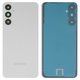 Задняя панель корпуса для Samsung A057 Galaxy A05s, белая, со стеклом камеры, silver