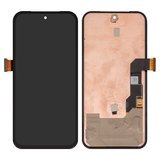 Дисплей для Google Pixel 8a, черный, без рамки, Оригинал (переклеено стекло), GKV4X, G6GPR, G8HHN, G576D