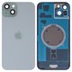 Задня панель корпуса для iPhone 15 Plus, зелена, із склом камери, High Copy
