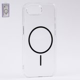 Чехол Fully-PC MagSafe для iPhone 16e, прозрачный, бесцветный, магнитный, пластик