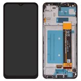 Дисплей для Samsung A235 Galaxy A23, A236B Galaxy A23 5G, M236B Galaxy M23, M336B Galaxy M33, чорний, з рамкою, (Box)