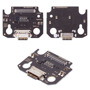 Шлейф для Xiaomi Pad 7, конектора зарядки, з компонентами, Original PRC , плата зарядки