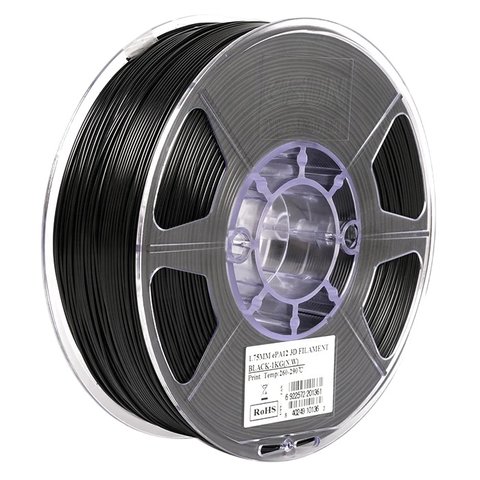 Філамент для 3D принтера eSUN PA12 Black, 1 кг