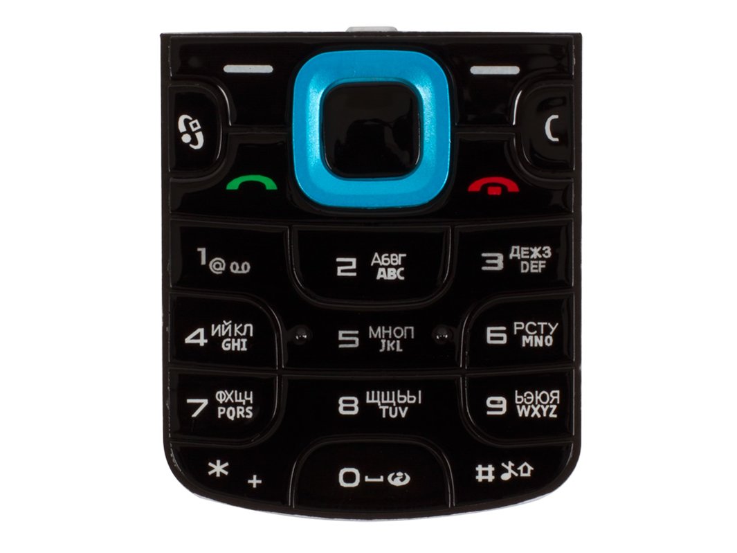 Клавиатура для Nokia 5320, синяя, русская - All Spares