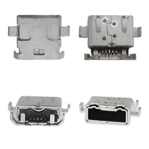 Charge Connector compatible with Sony MT27i Xperia Sola; Sony Ericsson LT30p Xperia T, 5 pin, micro USB type B 