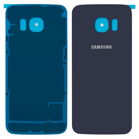 Housing Back Cover compatible with Samsung G925F Galaxy S6 EDGE, dark blue, Copy 