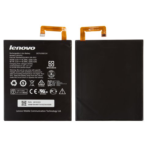 Battery L13D1P32 compatible with Lenovo Tab A8 50, Li ion, 3.8 V, 4290 mAh, Original PRC  