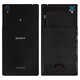Housing Back Cover compatible with Sony D5102 Xperia T3, D5103 Xperia T3, D5106 Xperia T3, (black)