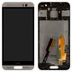 LCD compatible with HTC One M9+, (black)
