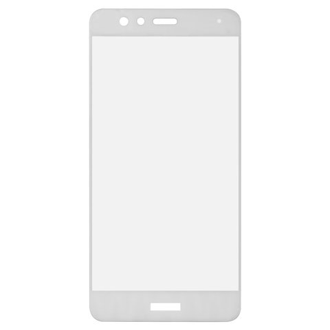 Tempered Glass Screen Protector All Spares compatible with Huawei P10 Lite, 0,26 mm 9H, Full Screen, compatible with case, white, This glass covers the screen completely. 