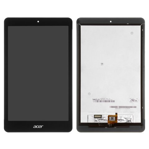 Pantalla LCD puede usarse con Acer Iconia One 8 B1 820 , negro, sin marco