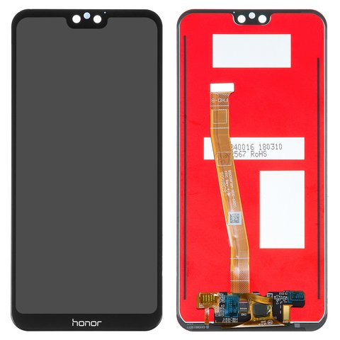 Pantalla LCD puede usarse con Huawei Honor 9i 2018 , Honor 9N 2018 , negro, sin marco, Original PRC , LLD AL20