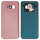 Panel trasero de carcasa puede usarse con Samsung G950F Galaxy S8, G950FD Galaxy S8, rosada, con vidrio de cámara, completo, Original (PRC), rose pink