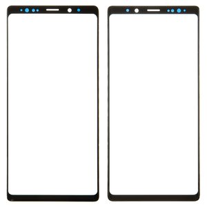 Housing Glass compatible with Samsung N960 Galaxy Note 9, with OCA film, black 