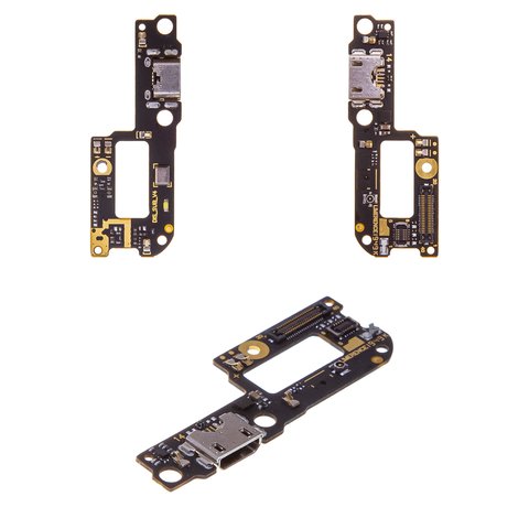 Flat Cable compatible with Xiaomi Mi A2 Lite, Redmi 6 Pro, microphone, charge connector, Original PRC , charging board, M1805D1SG 