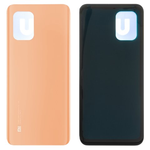 Housing Back Cover compatible with Xiaomi Mi 10 Lite, Mi 10 Youth 5G, orange, Orange Peach, M2002J9G 