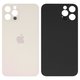 Housing Back Cover compatible with iPhone 12 Pro, (golden, need to remove the camera glass, small hole)