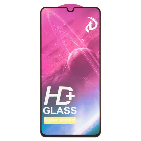 Tempered Glass Screen Protector All Spares compatible with Samsung A042 Galaxy A04e, A045 Galaxy A04, A047 Galaxy A04s, Full Glue, compatible with case, black, the layer of glue is applied to the entire surface of the glass 