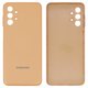 Housing Back Cover compatible with Samsung A135 Galaxy A13, (peach, with side button)