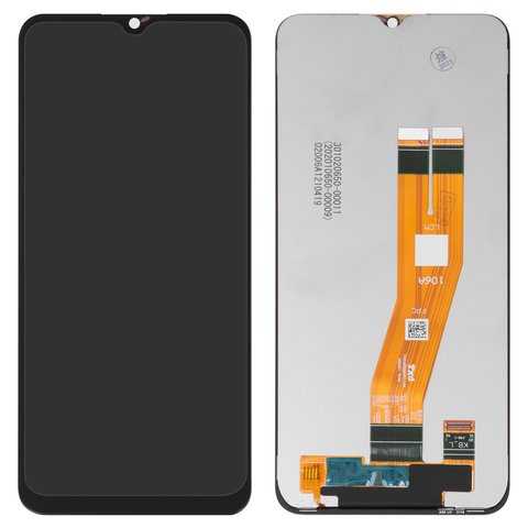 LCD compatible with Samsung A042 Galaxy A04e, black, without frame, Original PRC , original glass 