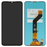 LCD compatible with Tecno Spark 7 (KF6n), Spark 7 Go (KF6m); Infinix Hot 10i, (black, without frame, High Copy, FPC6504/TXDI650CBAPU-5V3H)
