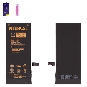 Аккумулятор Mechanic для Apple iPhone 7, Li Polymer, 3,8 В, 2200 мАч, повышенная ёмкость, original IC