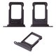 Sujetador de tarjeta SIM puede usarse con iPhone 15, iPhone 15 Plus, negro, single sim