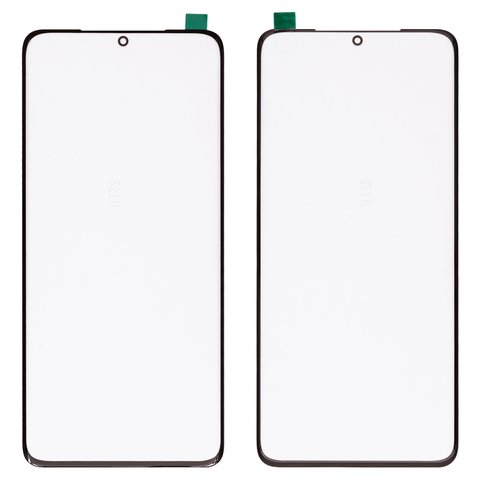 Housing Glass G+OCA PRO compatible with Samsung G998 Galaxy S21 Ultra 5G, with OCA film, black 