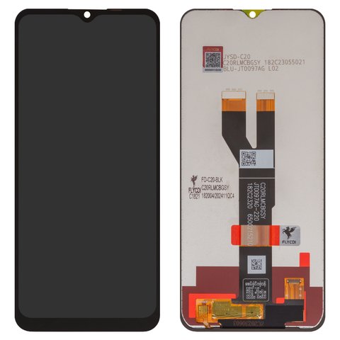 LCD FLYCDI compatible with Realme C11 2021 , C20, C21, black, without frame, RMX3201 RMX3063 RMX3231 