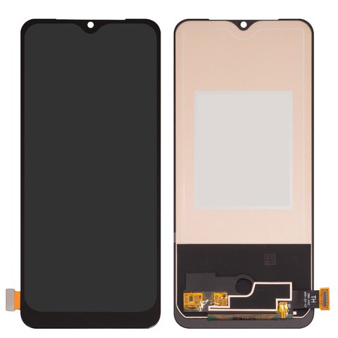 LCD compatible with Vivo V20, V21E, V23E, black, without frame, Copy, with wide edge, TFT  