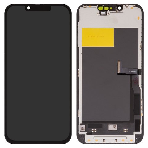 LCD compatible with iPhone 13 Pro, black, with frame, AAA, TFT , ZY, LTPS HD+ 
