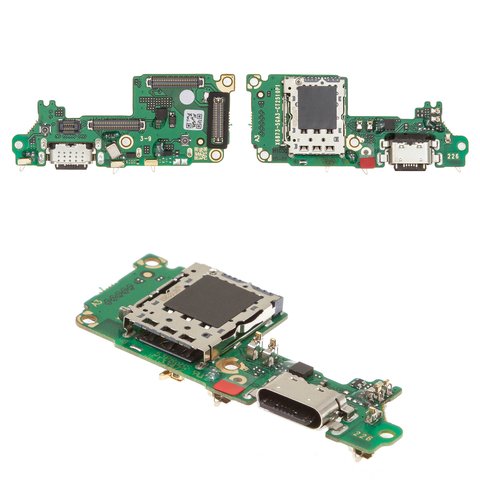 Flat Cable compatible with Infinix GT 30 Pro X6873 , charge connector, with components, Original PRC , charging board 
