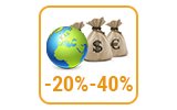 From Now on: Save 20-40% on Delivery