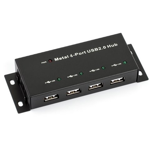 Metal 4 Port USB 2.0 Hub