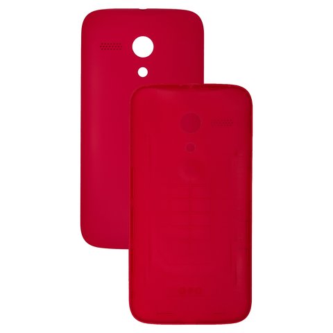 Battery Back Cover compatible with Motorola XT1032 Moto G, XT1033 Moto G, XT1036 Moto G, red 