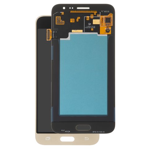 LCD compatible with Samsung J320 Galaxy J3 2016 , golden, without frame, original change glass 