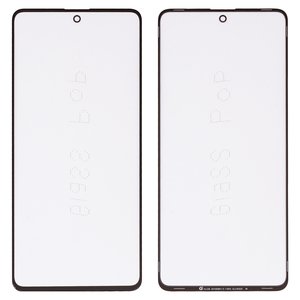 Housing Glass G+OCA PRO compatible with Samsung M515F Galaxy M51, with OCA film, black 