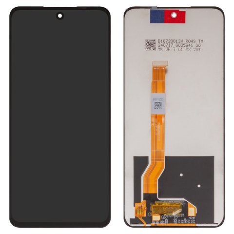 LCD compatible with Realme 11 5G, C55, Narzo N55; OnePlus Nord CE3 Lite 5G; Oppo A1 5G, A58 4G, A98 5G, black, without frame, Box CPH2375 CPH2577 PHS110 RMX3710 1540452110 PM6725JB1 4 11 1540459850