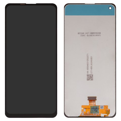 LCD compatible with Samsung A217 Galaxy A21s, black, without frame, Box
