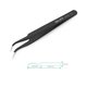 Mounting Tweezers RELIFE ESD-15, (curved, antistatic, 120 mm, black)
