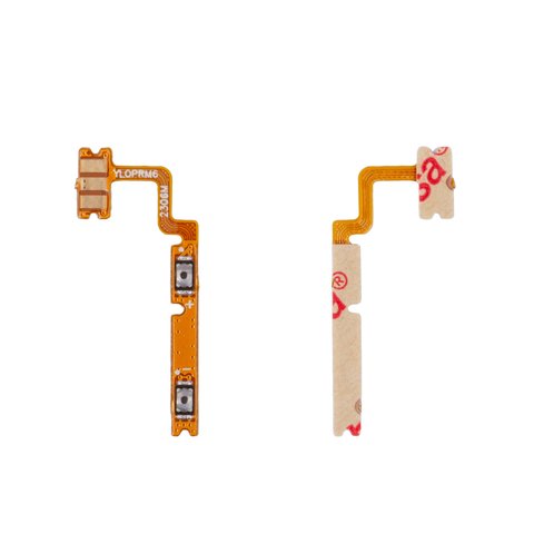 Flat Cable compatible with Realme 6, sound button 