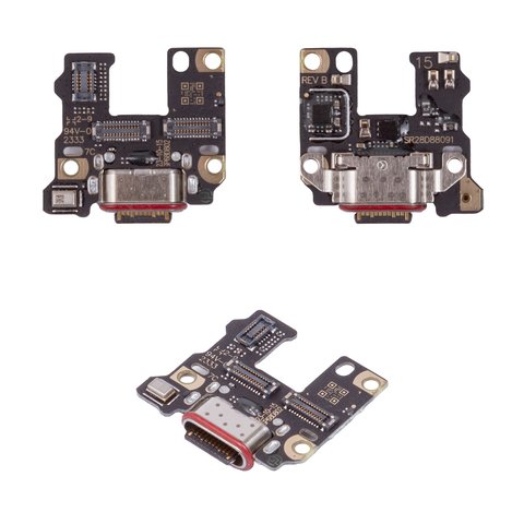 Flat Cable compatible with Motorola Edge 40 Neo, charge connector, with microphone, High Copy, charging board 