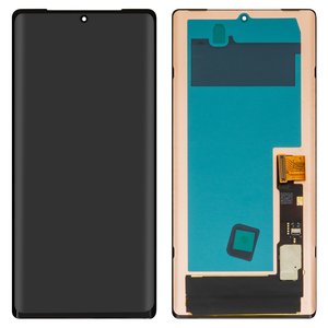 LCD compatible with Google Pixel 6 Pro, black, without frame, High Copy, OLED  GLUOG, G8VOU 