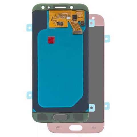 Pantalla LCD puede usarse con Samsung J530 Galaxy J5 2017 , rosado, sin marco, original vidrio reemplazado 